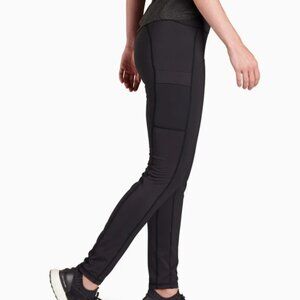 KUHL Toasty Transcendr Legging Size S Black Utility Outdoor Pockets Hiking NEW